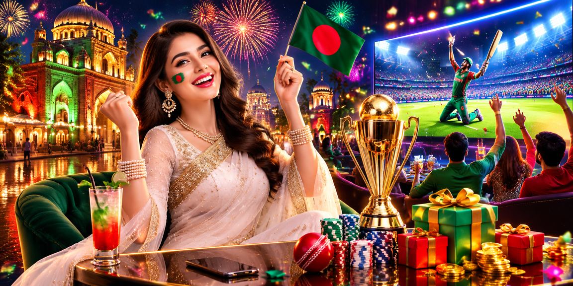 সোনারগাঁও ক্রিকেট বেটিং-এর একটি রঙিন রাতের দৃশ্য